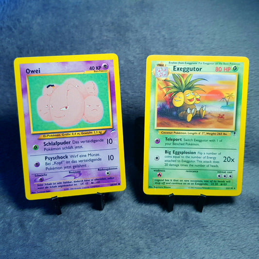 Pokemon | Owei 64/105 & Kokowei (Exeggutor) 23/110 rare | PSA Near Mint