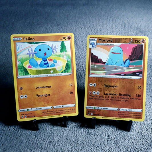 Pokemon Karten | Felino 83/185 & Morlord 84/185 rare holo | Mint | PSA
