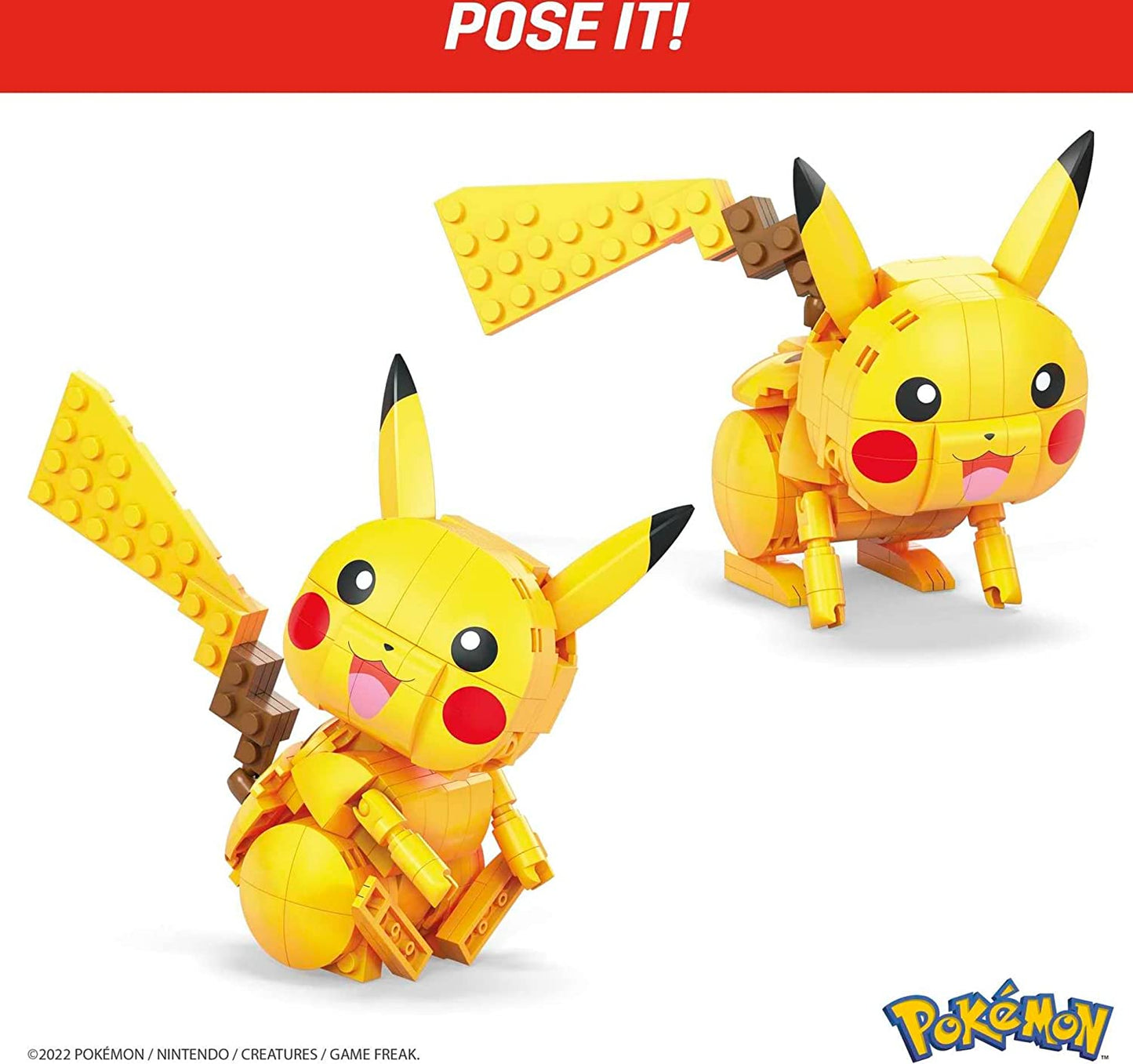 MEGA Construx GMD31 Pokemon Pikachu Figur Bauset Klemmbausteine Spielzeug Kinder