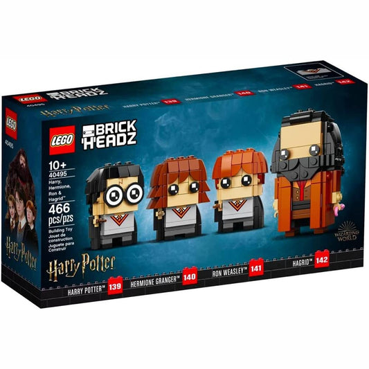 LEGO 40495 - Brick Headz Harry Potter, Hermine, Ron, Hagrid - NEU OVP