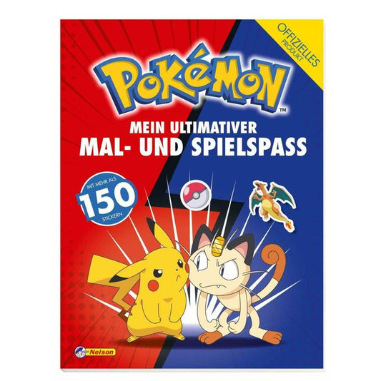 Pokémon: Mein ultimativer Spiel- und Malspaß: Mit mehr als 150 Stickern!