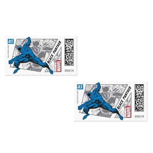 Briefmarken 2 x 85ct Sondermarke Marvel 3720 Black Panther