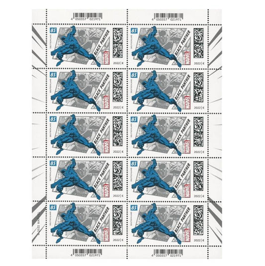 Briefmarken 10 x 85ct Sondermarke Marvel 3720 Black Panther