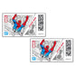 Briefmarken 2 x 85ct Sondermarke Marvel 3697 Spider-Man