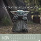 Mandalorian Grogu Postkartenkalender 2023