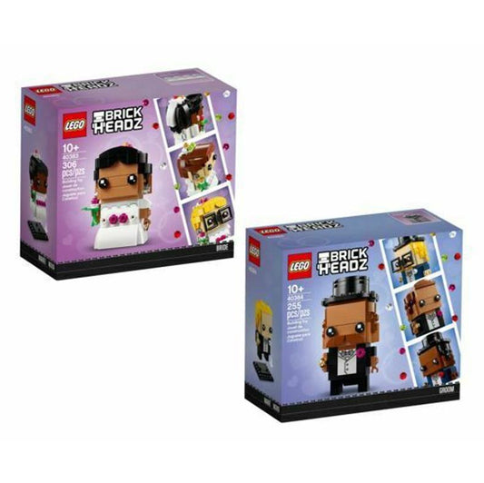 LEGO Brickheadz 40383 Braut & Bräutigam 40384 NEU & OVP Hochzeitsgeschenk