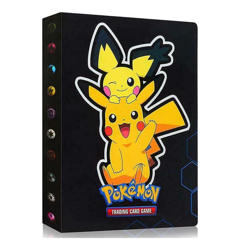 Pikachu Sammelkartenalbum für 240 Pokemonkarten Sammelhefter Sammelordner EX GX