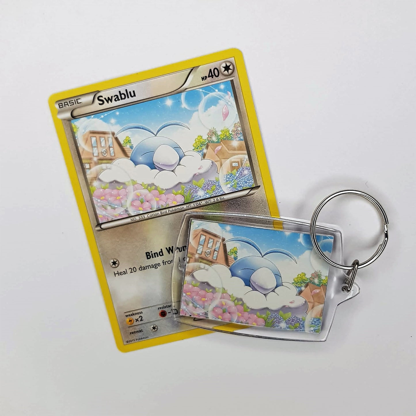 Pokemon Schlüsselanhänger selfmade aus Pokemonkarte - Auswahl