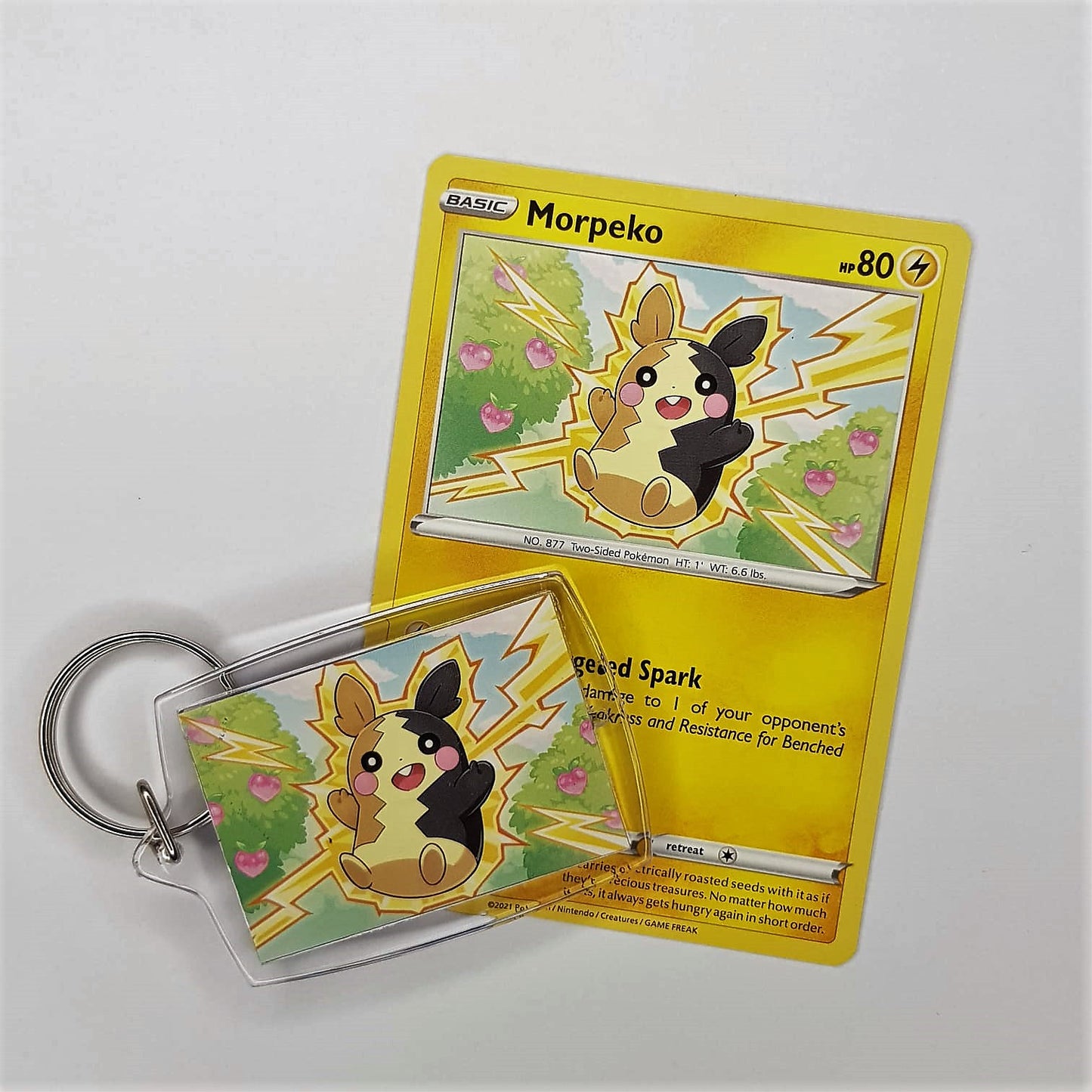 Pokemon Schlüsselanhänger selfmade aus Pokemonkarte - Auswahl