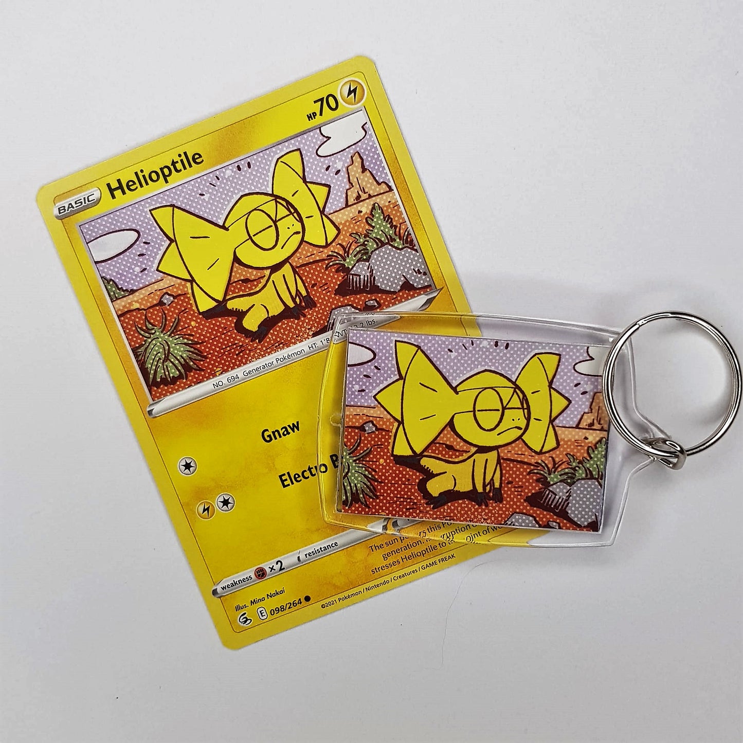 Pokemon Schlüsselanhänger selfmade aus Pokemonkarte - Auswahl