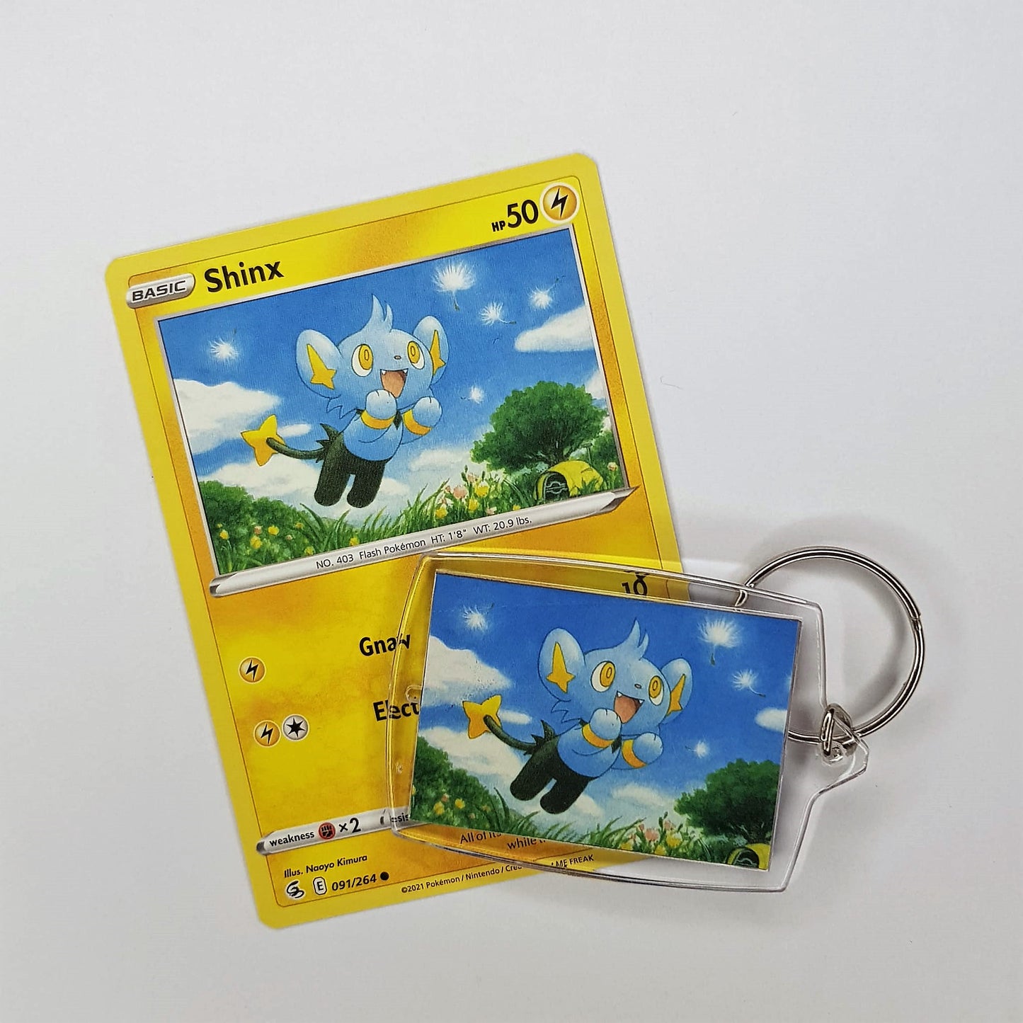 Pokemon Schlüsselanhänger selfmade aus Pokemonkarte - Auswahl