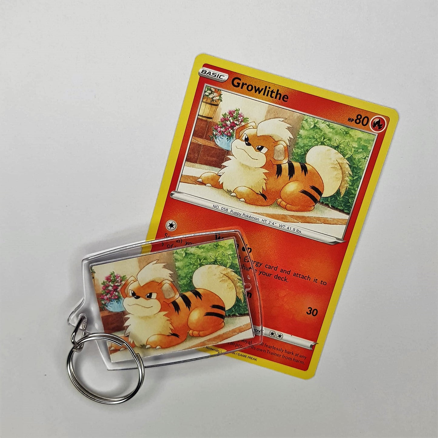 Pokemon Schlüsselanhänger selfmade aus Pokemonkarte - Auswahl