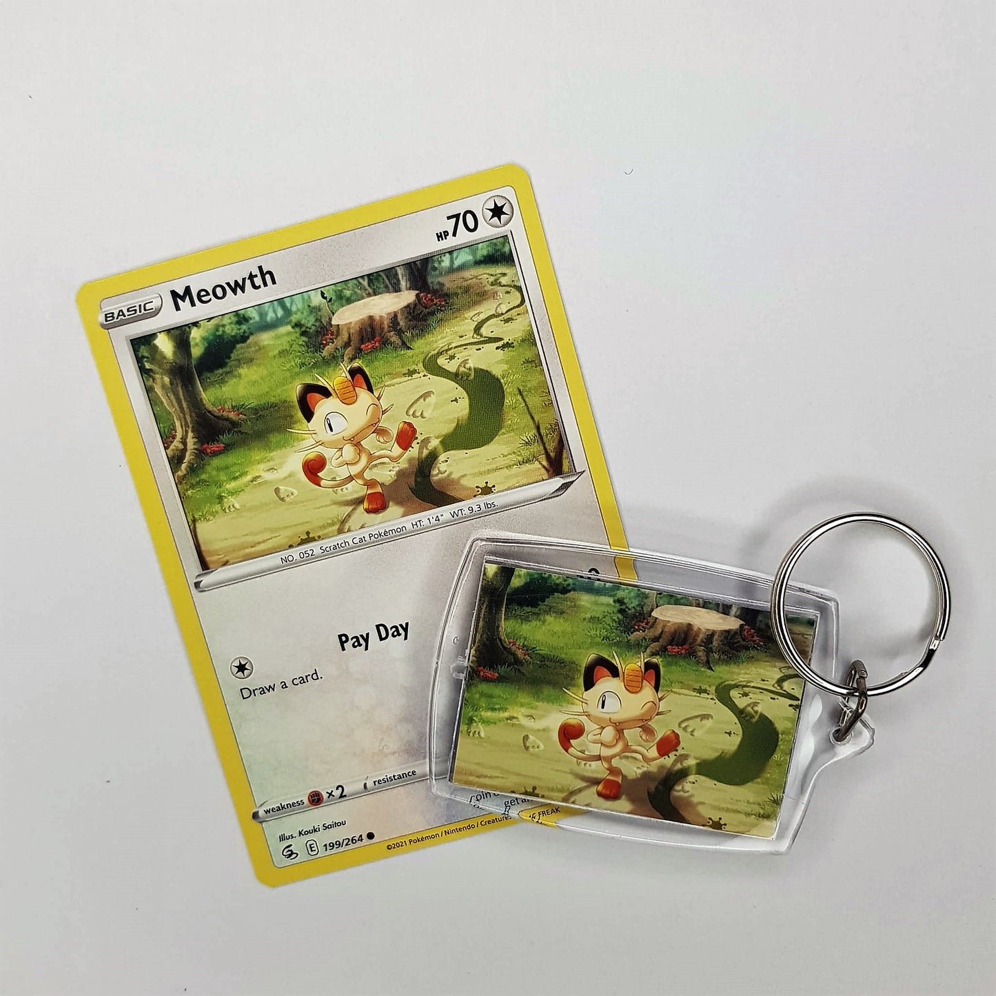 Pokemon Schlüsselanhänger selfmade aus Pokemonkarte - Auswahl