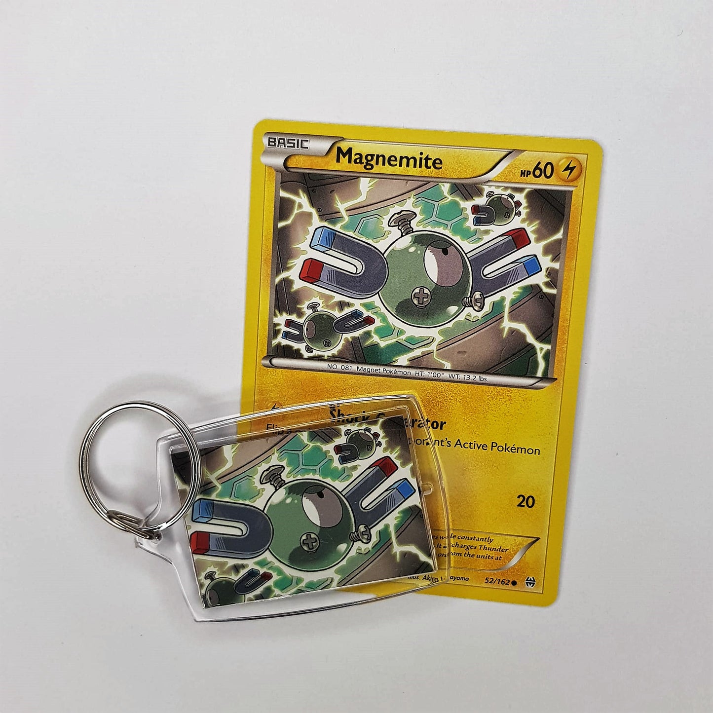 Pokemon Schlüsselanhänger selfmade aus Pokemonkarte - Auswahl
