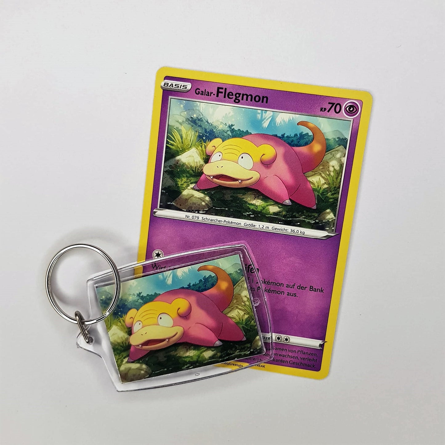 Pokemon Schlüsselanhänger selfmade aus Pokemonkarte - Auswahl