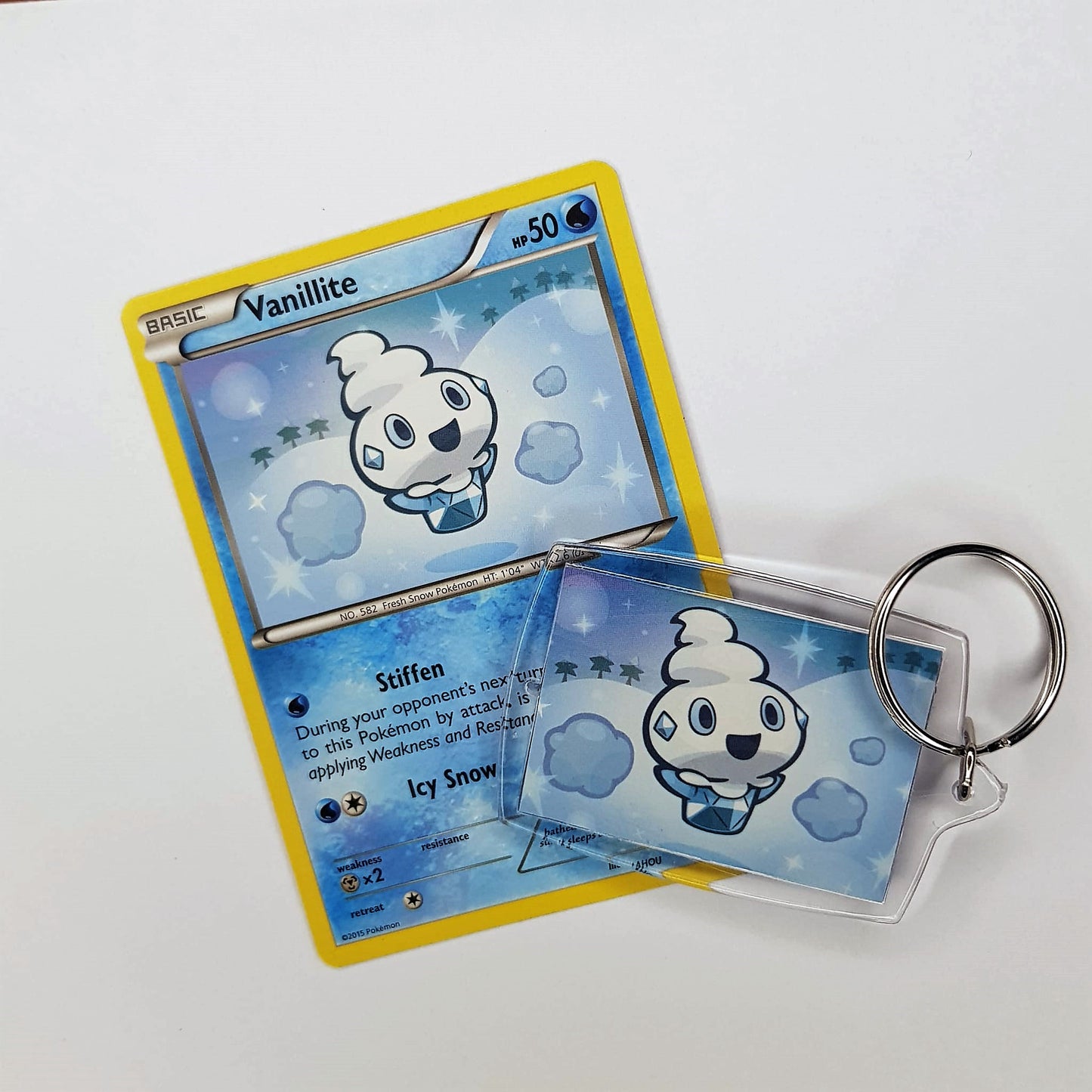 Pokemon Schlüsselanhänger selfmade aus Pokemonkarte - Auswahl