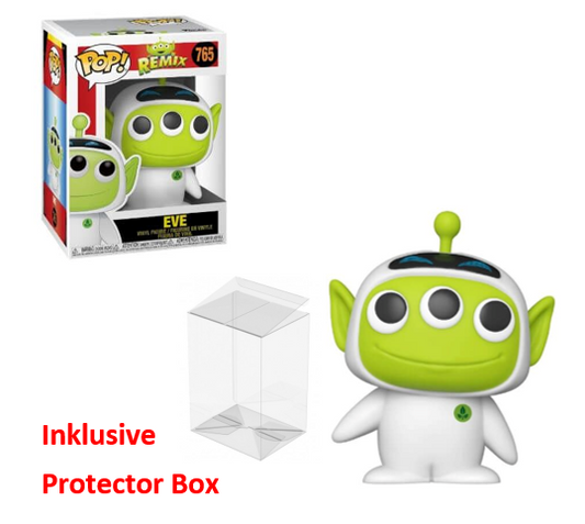 FUNKO POP Disney Pixar Alien Remix #765 Eve Vinyl Figur sealed + Protector Box