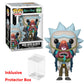 FUNKO POP Rick and Morty #956 Rick with Glorzo Figur NEU sealed + Protector Box