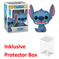 FUNKO POP Disney Lilo & Stitch #1045 Stitch Vinyl Figur NEU sealed + Protector Box
