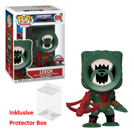 FUNKO POP Masters of the Universe #89 Leech Special Figur sealed + Protector Box