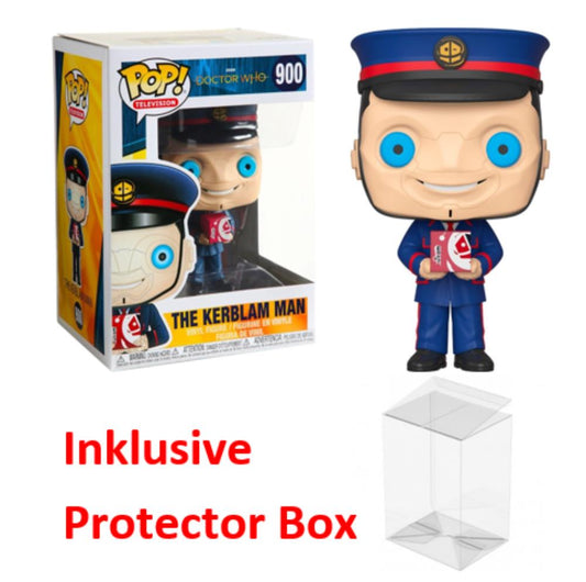 FUNKO POP Doctor Who #900 The Kerblam Man Vinyl Figur sealed + Protector Box