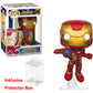 FUNKO POP Marvel Avengers #285 Iron Man Bobble Head NEU sealed + Protector Box