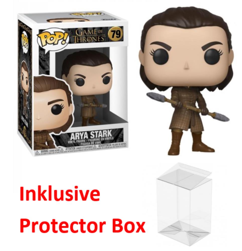 FUNKO POP Game of Thrones #79 Arya Stark Figur NEU sealed + Protector Box
