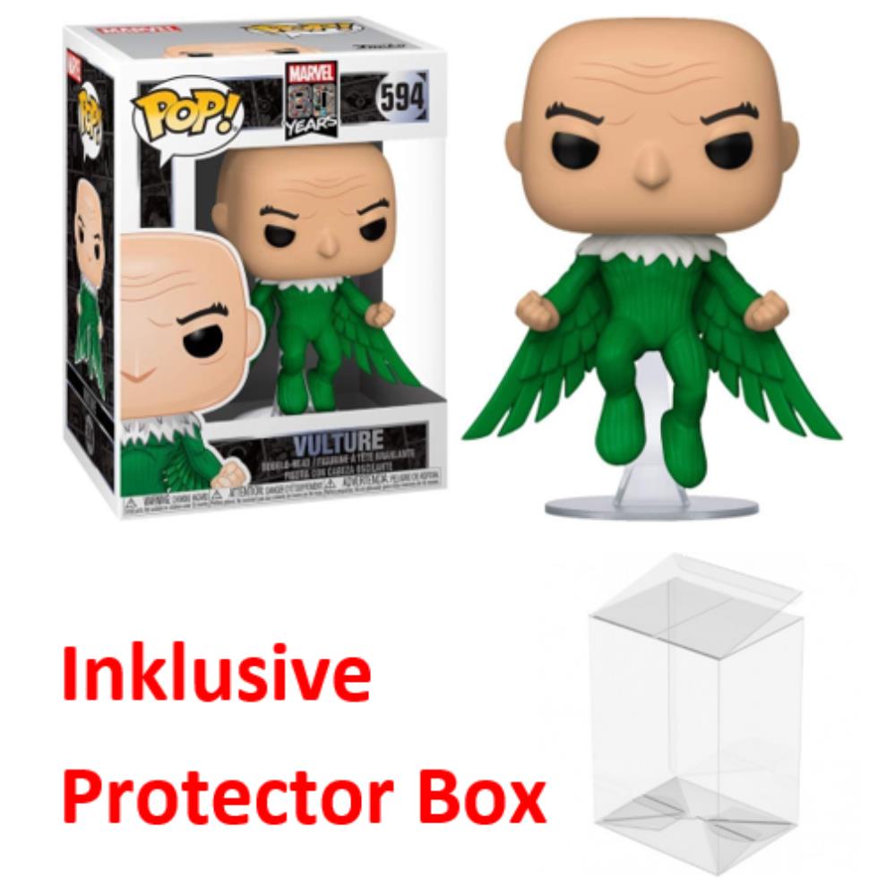 FUNKO POP Marvel 80 Years #594 Vulture Bobble-Head Figur sealed + Protector Box