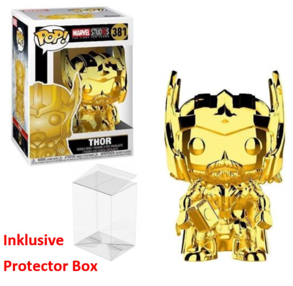 FUNKO POP Marvel Studios #381 Thor Bobble-Head Vinyl Figur sealed + Protector Box