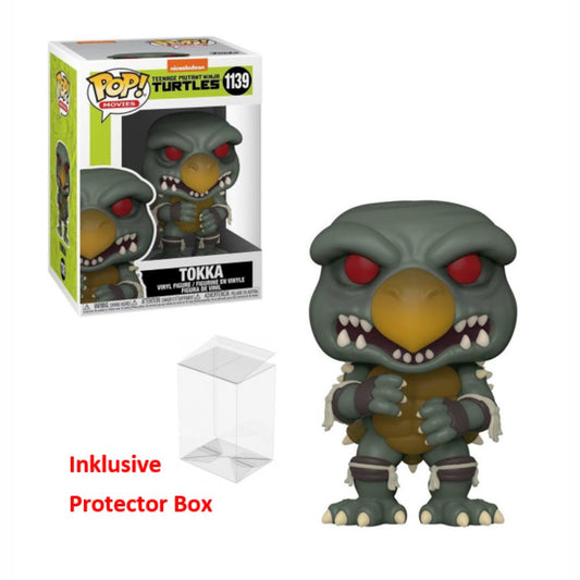 FUNKO POP Teenage Mutant Ninja Turtles #1139 Tokka Figur sealed + Protector Box