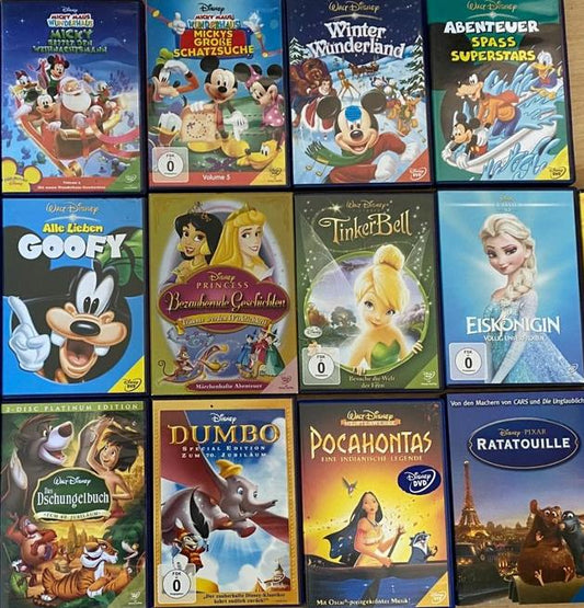 DVD Kinderfilme zur Auswahl (z.B. Disney Bambi, Alvin, Lego, Star Wars, Harry Potter) - Zustand sehr gut