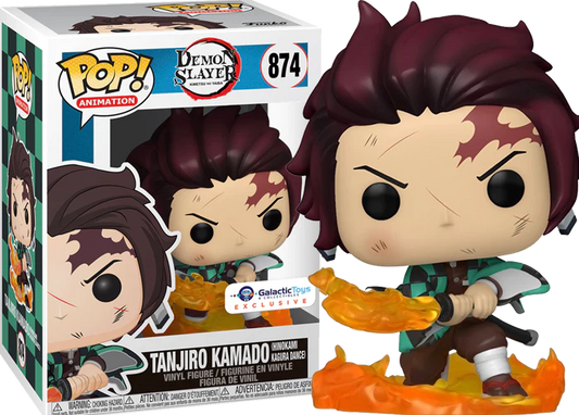 FUNKO POP Animation - Demon Slayer #874 Tanjiro Kamado Exclusive Vinyl Figur NEU