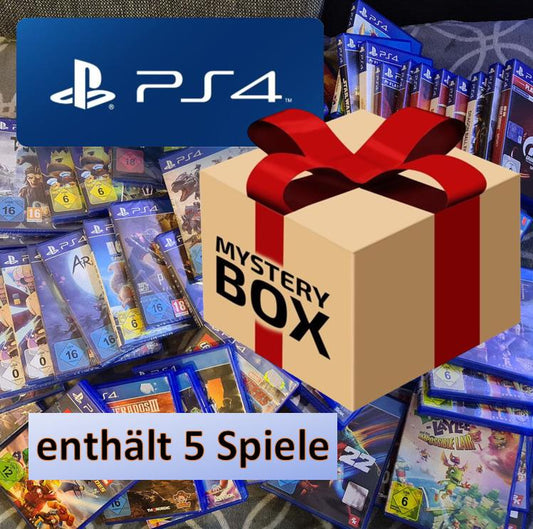 PS4 Playstation 4 - Mystery Box M (5 Spiele) - gebraucht