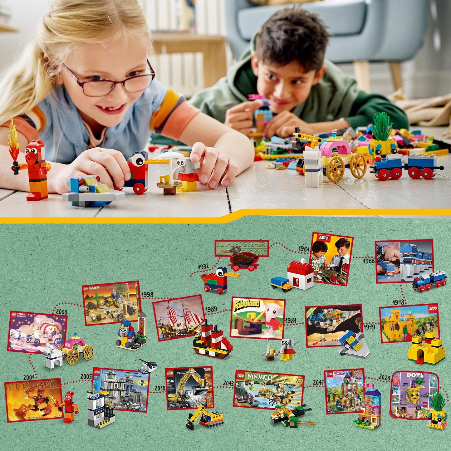 LEGO Classic 11021 - 90 Jahre Spielspaß - NEU - 1100 Teile